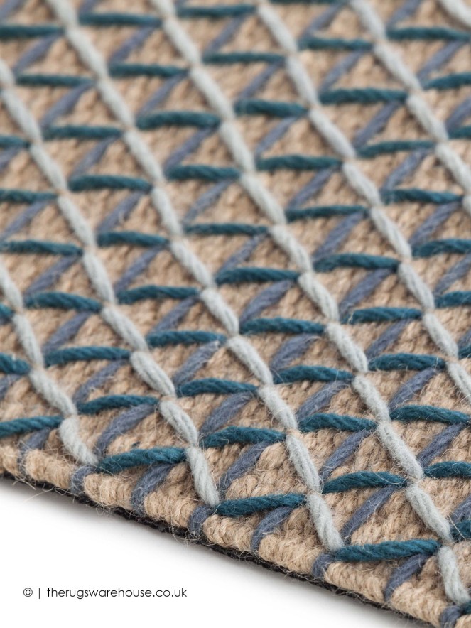 Raw Blue Rug - 4