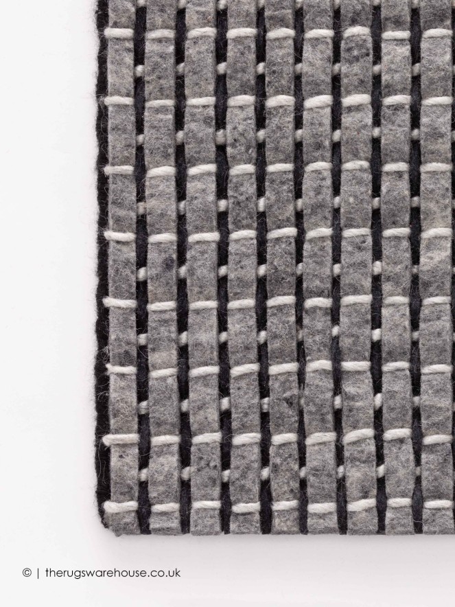 Tramas Grey Black Rug - 3