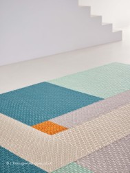Meeting Point Blue Rug - Thumbnail - 3