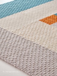 Meeting Point Blue Rug - Thumbnail - 4