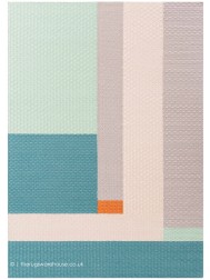 Meeting Point Blue Rug - Thumbnail - 7