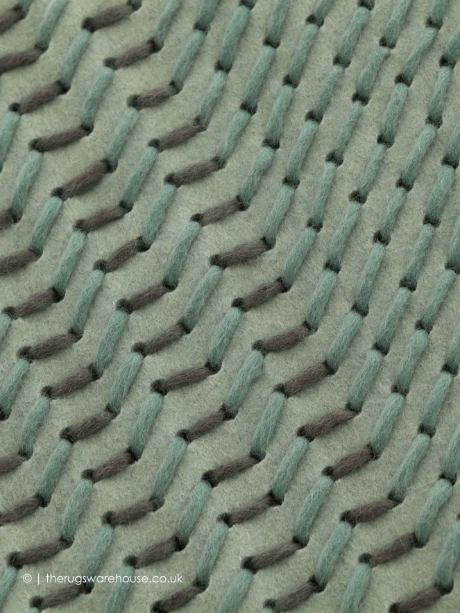 Canevas Geo Green Rug - 8