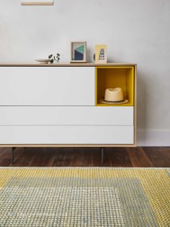 Canevas Geo Yellow Rug - Thumbnail - 4