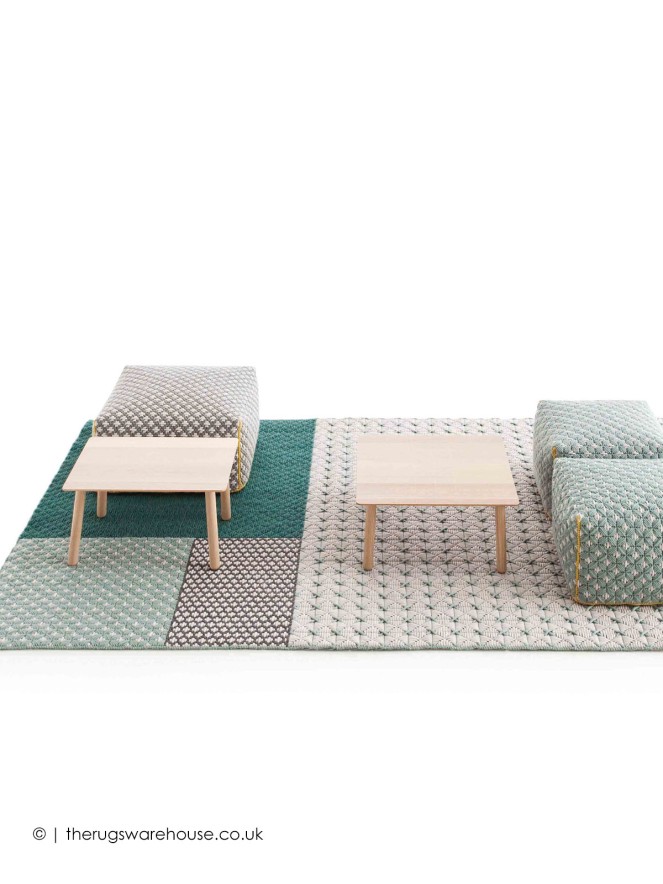 Silai Green Rug - 8