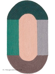 Crochet Mono Pink Rug - Thumbnail - 9
