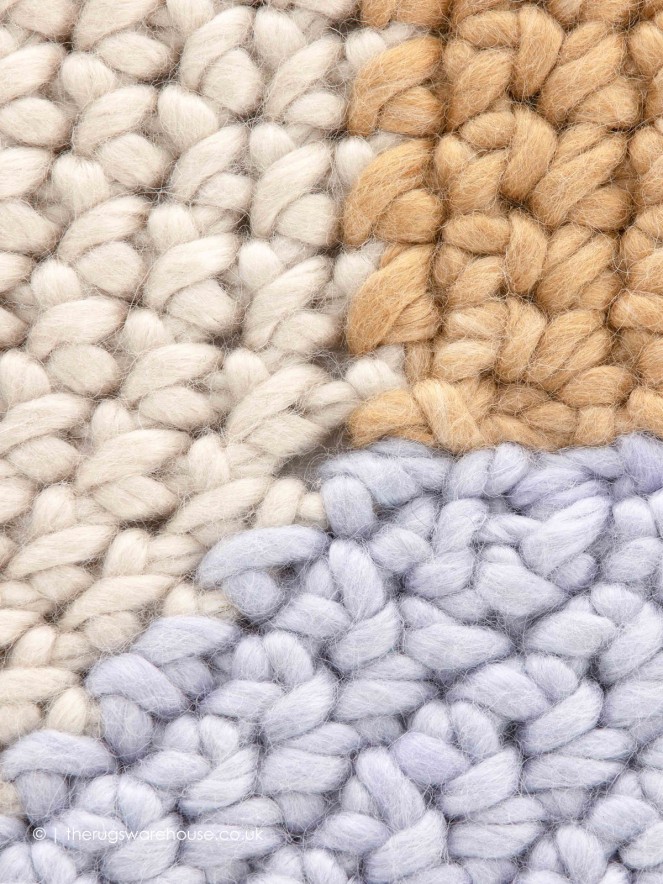 Crochet Mono Beige Rug - 5