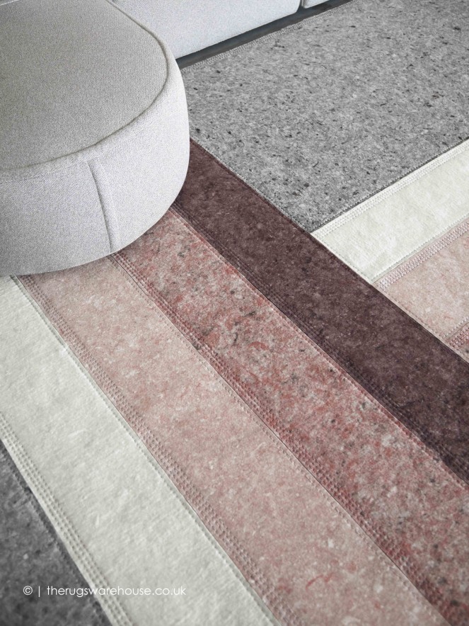 Nuanceas Burgundy Rug - 4