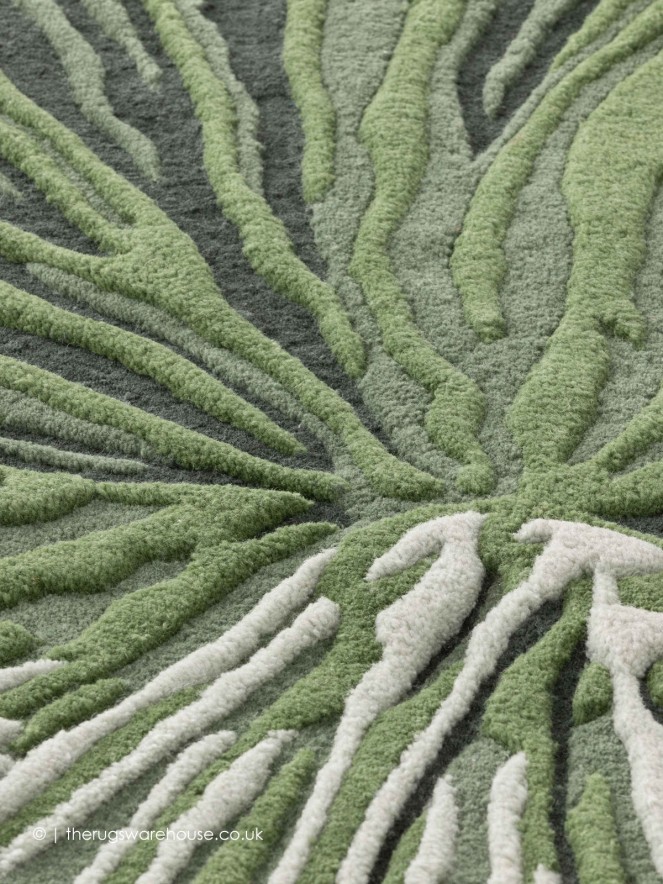 Botanica Solo Green Rug - 4