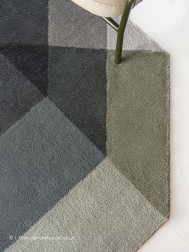 Diamond Green Rug - Thumbnail - 5