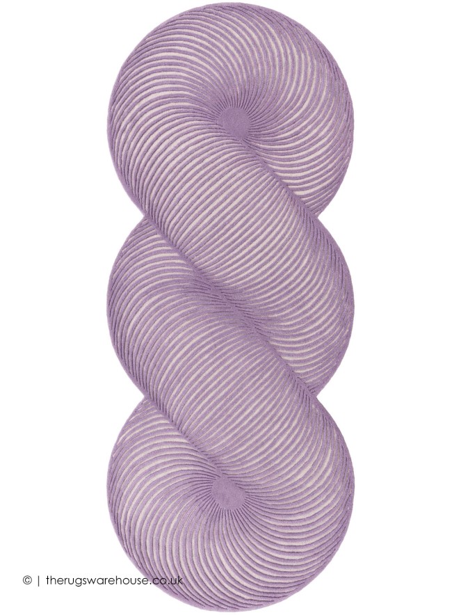 Giro Vertical Lilac Rug - 4