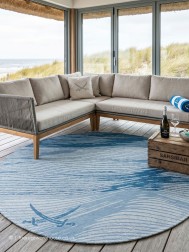 Aquatic Circle Rug - Thumbnail - 2
