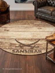 Cottage Circle Rug - Thumbnail - 2