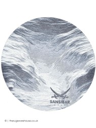 Sea Storm Circle Rug - Thumbnail - 8