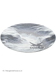 Sea Storm Circle Rug - Thumbnail - 7