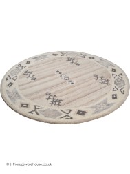 Melangon Circle Rug - Thumbnail - 4