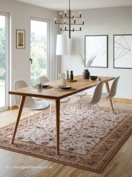 Shahinaz Beige Rug - Thumbnail - 2