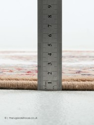 Shahinaz Beige Circle Rug - Thumbnail - 3