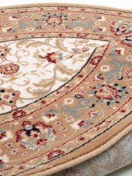 Shahinaz Beige Circle Rug - Thumbnail - 4