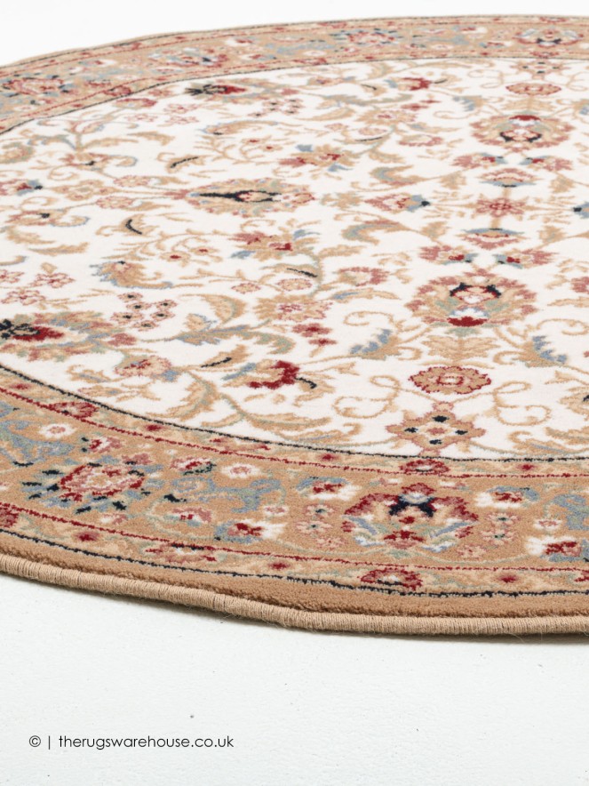Shahinaz Beige Circle Rug - 6