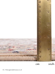 Chirbek Beige Circle Rug - Thumbnail - 3