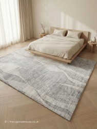 Dune Waves Blue Rug - Thumbnail - 3