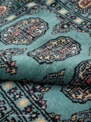 Bokhara Teal Rug - Thumbnail - 7