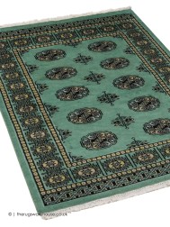 Bokhara Pale Green Rug - Thumbnail - 2
