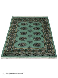 Bokhara Pale Green Rug - Thumbnail - 3
