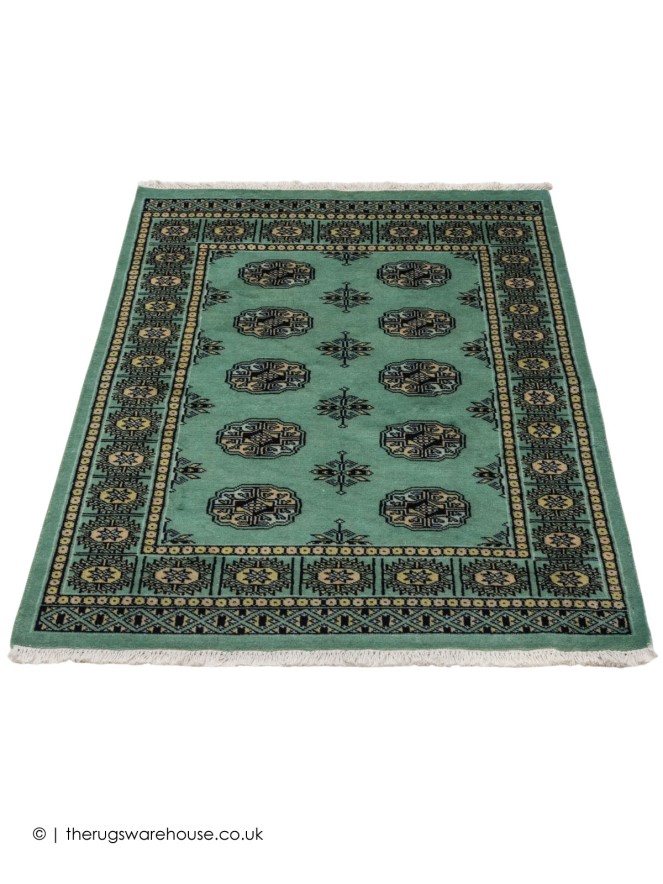 Bokhara Pale Green Rug - 3