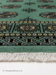 Bokhara Pale Green Rug - Thumbnail - 4