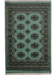 Bokhara Pale Green Rug - Thumbnail - 9