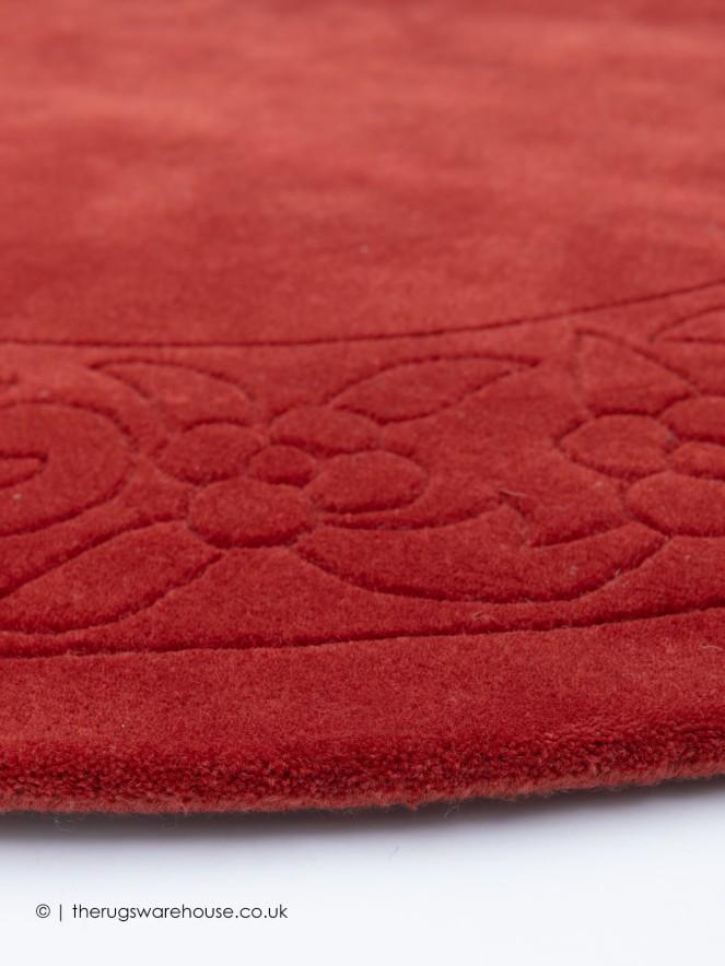 Royale Lux Brick Circle Rug - 3