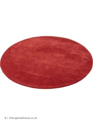Royale Lux Brick Circle Rug - Thumbnail - 7