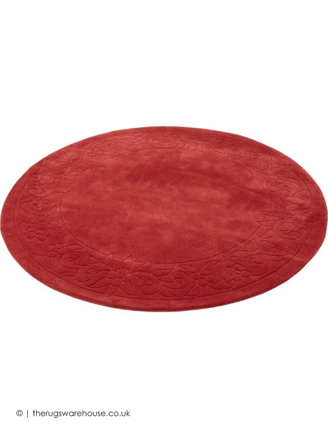 Royale Lux Brick Circle Rug - 7