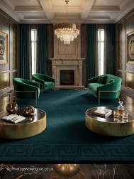 Vetrina Greek Key Green Rug - Thumbnail - 2
