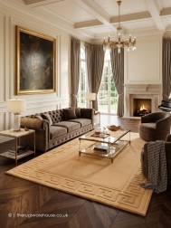 Vetrina Greek Key Apricot Rug - Thumbnail - 2