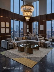 Edgy Grey Yellow Rug - Thumbnail - 2