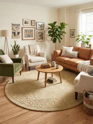 Royale Lux Beige Circle