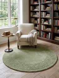 Royale Lux Mint Circle Rug - Thumbnail - 2