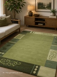 Ambadi Green Rug - Thumbnail - 2