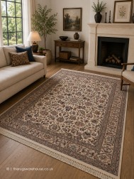 Isfahan Cream Rug - Thumbnail - 2