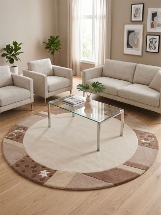Royal Ganges Beige Circle