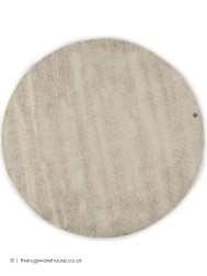 Groove Beige Circle Rug - Thumbnail - 6