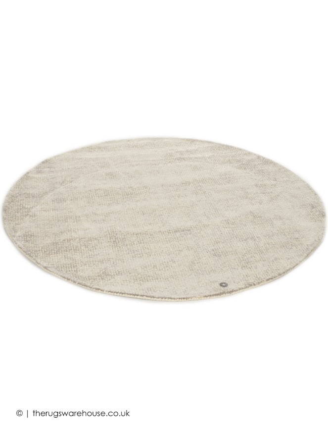 Groove Beige Circle Rug - 5