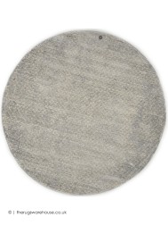 Groove Silver Circle Rug - Thumbnail - 6