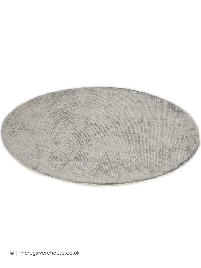 Groove Silver Circle Rug - 5