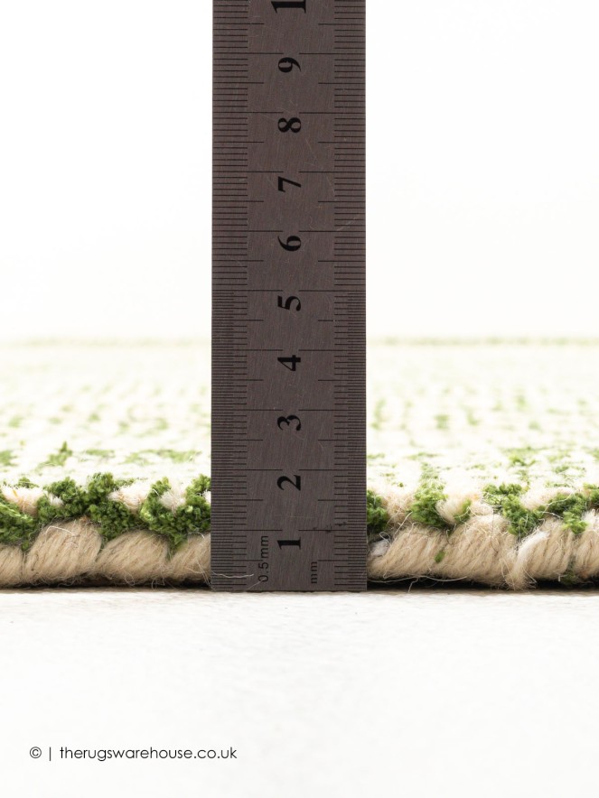 Groove Green Circle Rug - 3