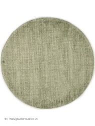 Groove Green Circle Rug - Thumbnail - 6