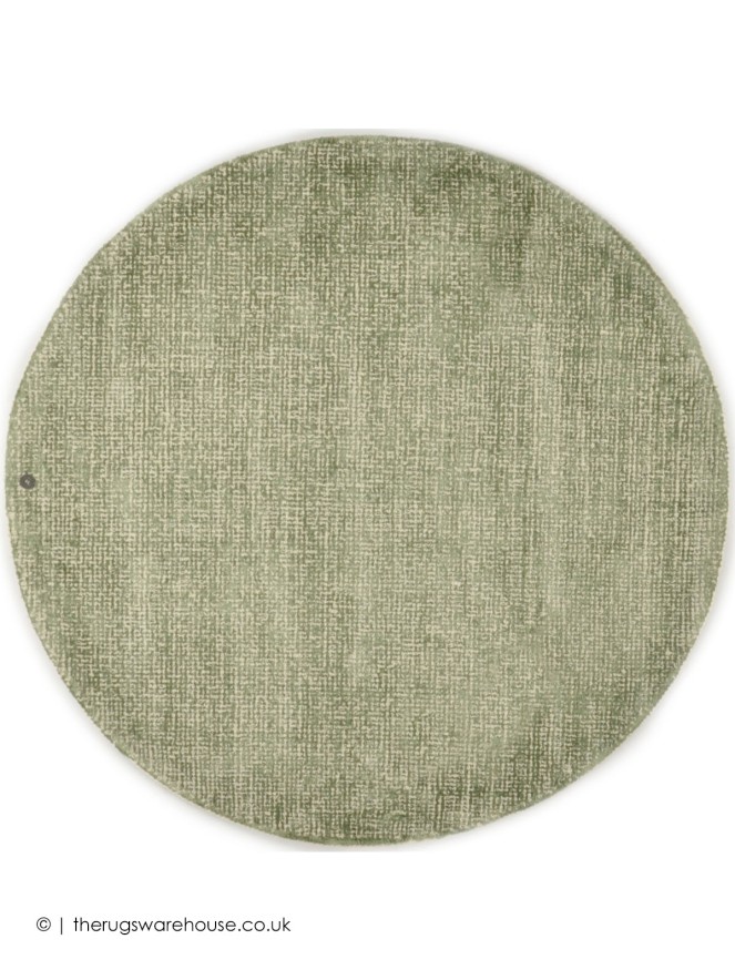 Groove Green Circle Rug - 6