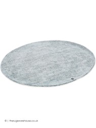 Groove Turquoise Circle Rug - Thumbnail - 5